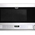 ♫ Sharp R-1214 1-1/2-Cubic Feet 1100-Watt Over-the-Counter Microwave,  Stainless