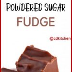 Powdered Sugar Fudge - Made with butter, evaporated milk, powdered sugar,  baking coco… | Fudge recipe evaporated milk, Fudge recipes easy, Cocoa powder  fudge recipe