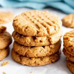 4 Ingredient Healthy Peanut Butter Cookies (Gluten Free) - Beaming Baker