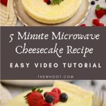 5 Minute Microwave Cheesecake Recipe - The WHOot