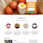 ChickenEgg] Egg Delivery Service WordPress Theme | InkThemes