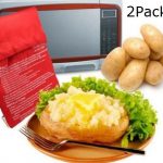 2pack Microwave Potato Cooker Bag Baked Potato in 4 minutes-Red- Buy Online  in Brunei at Desertcart - 44044495.