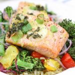 Sorshe Bhapa Salmon (Steamed Salmon in Mustard Sauce)-Microwave Recipe