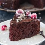7 minute Eggless Chocolate Cake (Microwave) - Ruchiskitchen