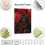 Home Décor Framed It Chapter Two Horror Movie Scary 5 Piece Canvas Print  Wall Art Decor Home Décor Posters & Prints