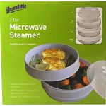 Amazon.com: 2 Tier Microwave Steamer Healthy Cooking Quick Fast Vegetables,  Fish, Shellfish Oil Free Cooker: Home & Kitchen