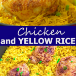 Chicken and Yellow Rice - This Chicken and Yellow Rice Skillet truly is a  restaurant-qua… | Chicken and yellow rice, Poultry recipes, Healthy dinner  recipes easy
