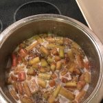 How to make Rhubarb Sauce Recipe [+Video} MasalaHerb.com