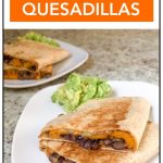 microwave chicken quesadilla