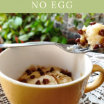 Chocolate Chip Cookie In A Mug | No Egg Recipe - Memoir Mug