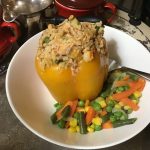 Salmon and Rice Stuffed Peppers IP – Homemaker Geek
