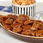 Paleo Maple Glazed Pecans {A Healthy High Protein Snack Recipe}