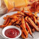 Air Fryer Frozen Sweet Potato Fries (In 15 Minutes or Less!)