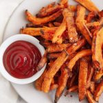 Air Fryer Frozen Sweet Potato Fries (In 15 Minutes or Less!)