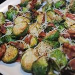 Air Fryer Keto Brussels Sprouts with Bacon - TryKetoWith.Me