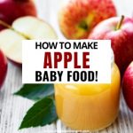 How to Make Apple Baby Food - Keep Calm And Mommy On