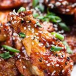 Baked Sticky Chinese Chicken Wings | Chelsea Joy Eats