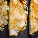 Freezer-Friendly Athenian Chicken Quesadillas - Host The Toast
