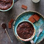 Egg-free Chocolate Microwave Mug Cake Recipe | At The Table Tonight