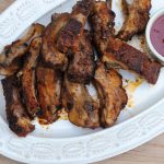 Baked Baby Back Ribs with Spicy Berry Sauce