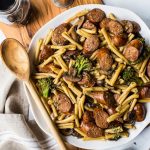 Balsamic Pasta with Chicken Sausage, Broccoli and Mushrooms - The Beach  House Kitchen