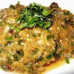Chumkie's Kitchen : Begun Pora - Bengali Roasted Eggplant Salad