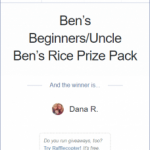 Ben's Beginners Cooking Contest + Uncle Ben's Rice