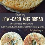 Best Low-Carb Keto Mug Bread, 90 seconds in microwave - Daily Yum