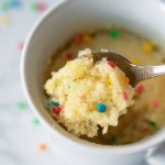 Microwave Vanilla Mug Cake Recipe | 100KRecipes