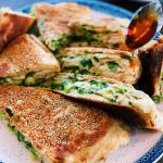 BIG Green Onion Pancake (5 Ingredients ONLY!) - Tiffy Cooks