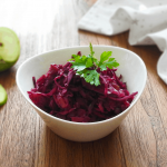 Dutch Oven Red Cabbage with Wine, Apples and Raisins - The Good Plate