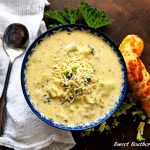 LOW CARB BROCCOLI CHEESE SOUP - Sweet Southern Blue