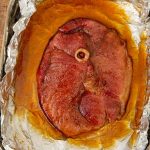 Brown Sugared Ham Steak - Three Ingredients - 15 Minutes - Gluten Free -  Paleo - Poppop Cooks