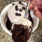 Refined-sugar-free chocolate mug-cake (gluten free, vegan) - Georgeats
