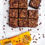 Peanut Butter Swirl Brownies - My Messy Kitchen