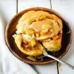 Caramel Apple Cinnamon Rolls – Modern Honey