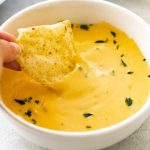 Easy Cheese Dip (in the Microwave!) - Girl Gone Gourmet