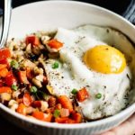 Savory Oatmeal: Parmesan, Kale & Microwave Poached Egg | Quisine Queen B