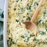 Cheesy Spinach and Artichoke Spaghetti Squash Bake (Low Carb) - Lauren Fit  Foodie