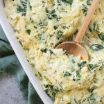 Cheesy Spinach and Artichoke Spaghetti Squash Bake (Low Carb) - Lauren Fit  Foodie