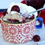 Cherry Mug Cake - 5 Minute Recipe For One - The Foodie Affair