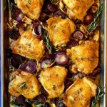 Sheet Pan Chicken with Wild Mushroooms and Cippolini Onions – TasteFood