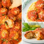 Easy Chicken Parmesan Meatballs - Hip Mama's Place