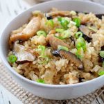 Chicken and Mushroom Rice in the Rice Cooker - Scruff & Steph