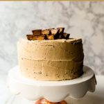 Chocolate Cake with Peanut Butter Frosting – Modern Honey