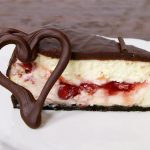 chocolate-covered cherry cheesecake... a beautiful and easy Valentine's  dessert! | Sweet Anna's