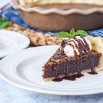 Almond Flour Chocolate Pie - In the Kitchen with Honeyville
