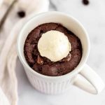 NO Bake Chocolate Mug Cake for Two