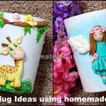 Clay Mug/Cup with Homemade cold porcelain clay – CreativeCat