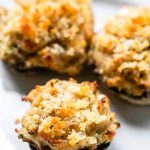 Crab Stuffed Mushrooms - Kevin Is Cooking